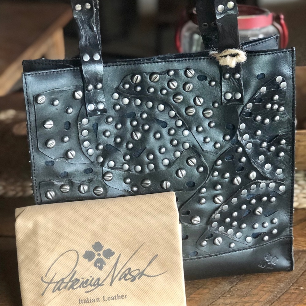 Patricia Nash Black Studded Purse